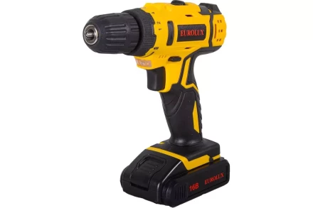 Дрель-шуруповерт Eurolux ДА-16/2Li 72/14/51 купить в Челябинске