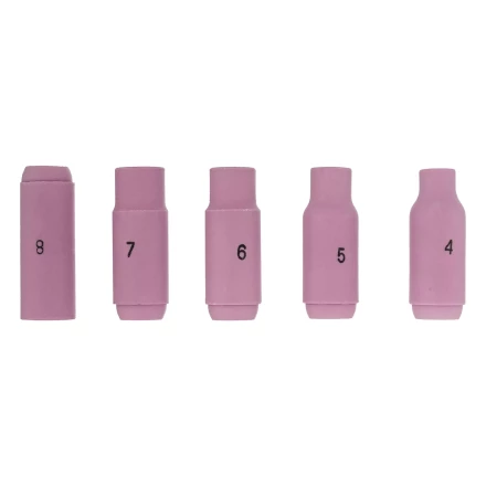 Набор керамических сопел Denzel 93656, № 4, 5, 6, 7, 8 купить в Челябинске