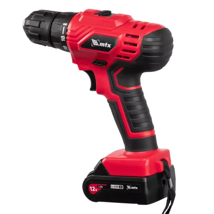Дрель-шуруповерт аккумуляторная MTX MCDL-12-02, Li-Ion, 12 В, 2 акк. 26182 купить в Челябинске