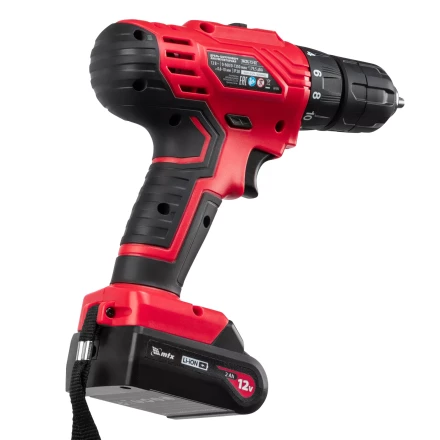 Дрель-шуруповерт аккумуляторная MTX MCDL-12-02, Li-Ion, 12 В, 2 акк. 26182 купить в Челябинске