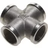 Крестовина GENERAL FITTINGS никелированная латунь, г/г/г/г, 3/4" 51048-3/4 купить в Челябинске