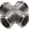 Крестовина GENERAL FITTINGS никелированная латунь, г/г/г/г, 3/4" 51048-3/4 купить в Челябинске