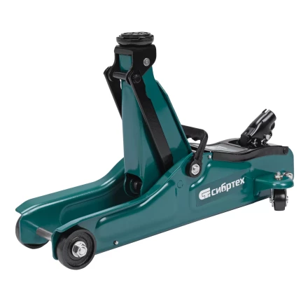 Домкрат гидравлический подкатной Сибртех 50830, 2 т, 85-330 мм, низкий подхват купить в Челябинске