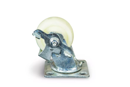 Колесо большегрузное поворотное SCdnb 42 100 мм полипропиленовое с тормозом 1024222 купить в Челябинске