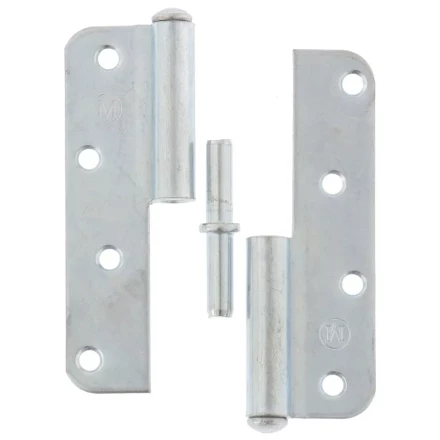 Петля накладная ПН1-110 левая цинк 4штуки  Металлист Россия 91553 купить в Челябинске