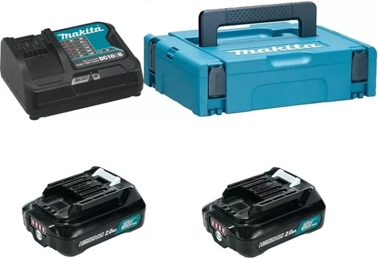 Набор 2 аккумулятора BL1021B + зарядное устройство DC10SB Makita 197658-5 купить в Челябинске