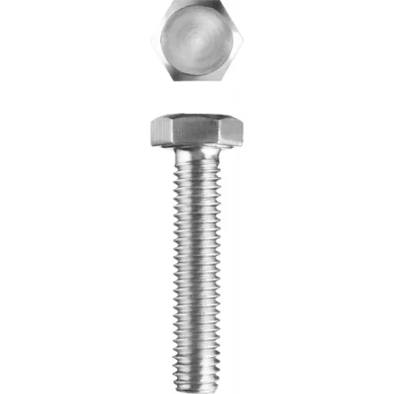 Болт ЗУБР &quot;МАСТЕР&quot; с шестигранной головкой, ГОСТ 7798-70, класс прочности 5.8, оцинкованный, M20x90мм, 5кг 303080-20-090 купить в Челябинске