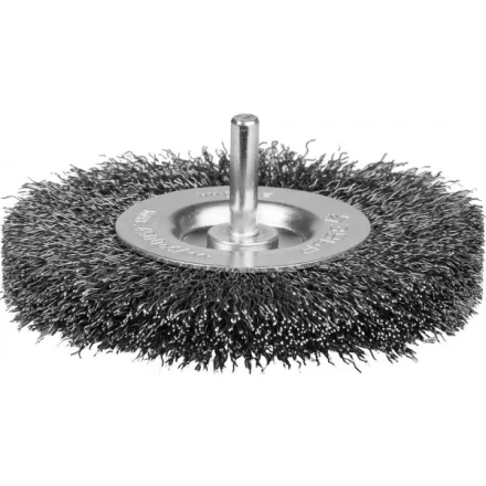 ЗУБР &quot;ЭКСПЕРТ&quot;. Щетка дисковая для дрели, двухрядная, витая стальная проволока 0,3мм, 100мм 35198-100-2_z01 купить в Челябинске