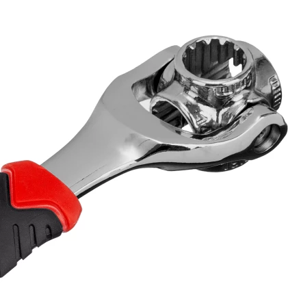 Ключ универсальный 48 в 1, СrV, 8-19мм, Spline Matrix 14999 купить в Челябинске