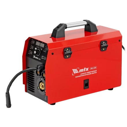 Аппарат инвертор. полуавтомат. cварки MTX MIG-220S 94304, 220A, ПВ 60%, катушка 5 кг купить в Челябинске