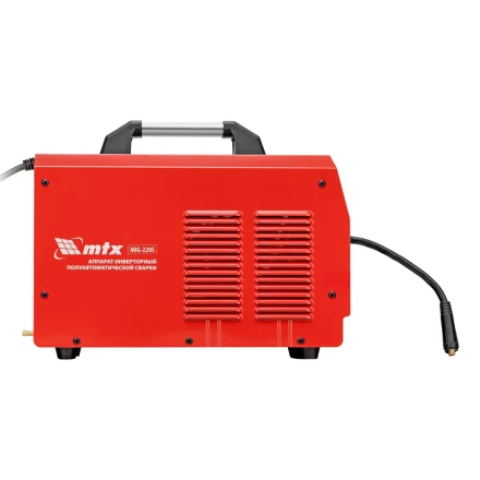 Аппарат инвертор. полуавтомат. cварки MTX MIG-220S 94304, 220A, ПВ 60%, катушка 5 кг купить в Челябинске