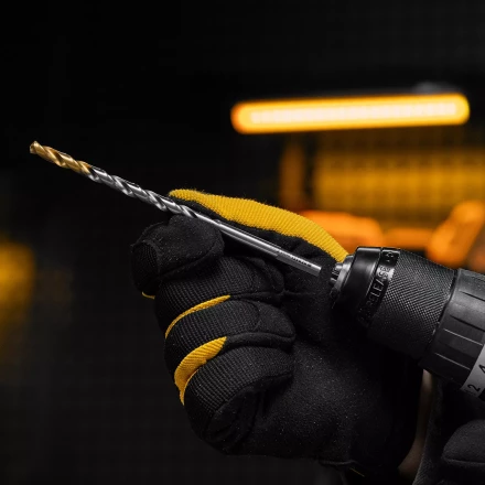 Сверло спиральное по металлу Denzel 6 х 139 мм, Р6М5, Golden Tip, удлиненное, 718256 купить в Челябинске