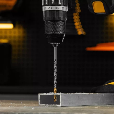 Сверло спиральное по металлу Denzel 6 х 139 мм, Р6М5, Golden Tip, удлиненное, 718256 купить в Челябинске