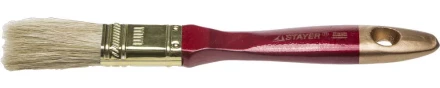 Кисть плоская STAYER &quot;UNIVERSAL-PROFI&quot;, светлая натуральная щетина, деревянная ручка, 20мм 0104-020 купить в Челябинске