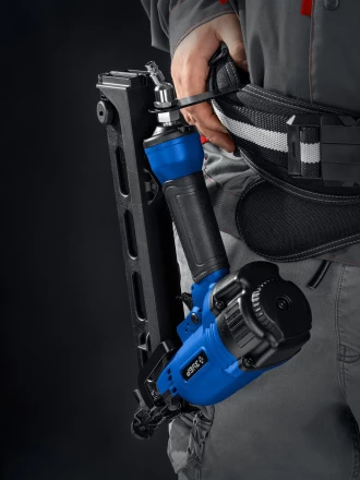 ЗУБР DA34-64, пневматический финишный нейлер для реечных гвоздей ЗУБР 15Ga, DA34 (32-64 мм), Профессионал (31926) купить в Челябинске