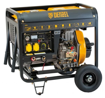 Дизельная сварочная генераторная установка DENZEL DW180Е 94664 купить в Челябинске