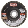 Круг Лепестковый Торцевой (КЛТ) HAMMER КЛТ 1 Ф125х22 Р80 213-026 купить в Челябинске