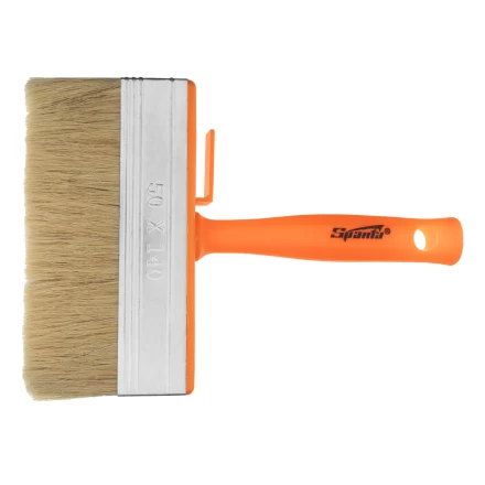 Кисть-ракля, 50х140 мм, натуральная щетина, пластмассовый корпус, пластмассовая ручка// Sparta 841072 купить в Челябинске