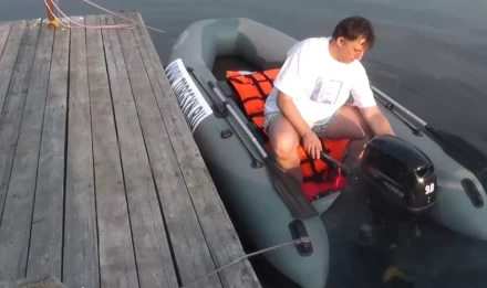 Двухтактный мотор лодочный подвесной Hidea HD 9.8FHS купить в Челябинске