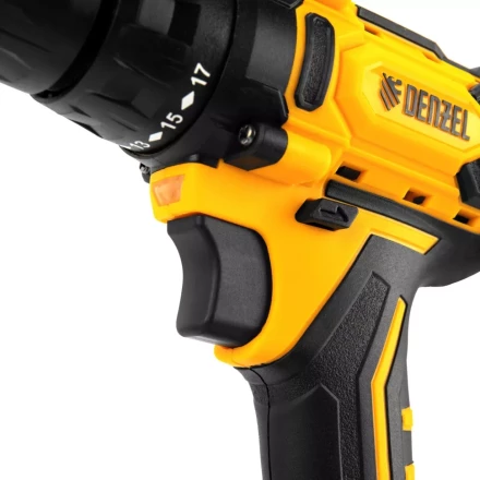 Дрель-шуруповерт аккумуляторная CDL-12-02BM, Li-Ion, 12 В, 2 акк.// Denzel 26105 купить в Челябинске