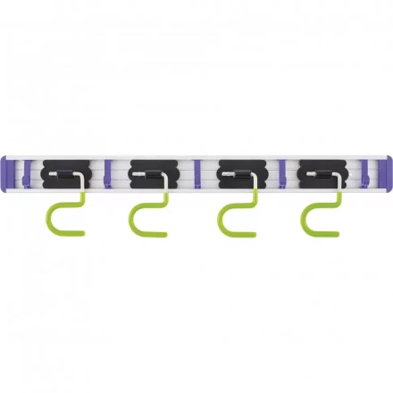 Алюминиевый настенный держатель для садового инструмента 4 крюка Palisad 68304 купить в Челябинске