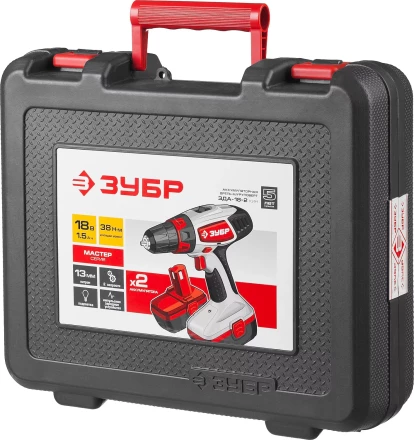 Дрель-шуруповерт 2 АКБ ЗДА-18-2 КИН серия МАСТЕР купить в Челябинске