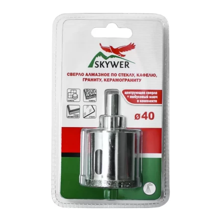 Сверло алмазное 150 мм (кафель,стекло,гранит,керамогранит) SKYWER купить в Челябинске