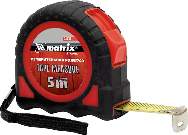 Рулетка Target 3 м * 25 автоматическая фиксация обрезиненный корпус  MATRIX 31079 купить в Челябинске