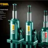 Домкрат гидравлический бутылочный "Kraft-Lift", сварной, 10т, 230-456мм, KRAFTOOL 43462-10 43462-10_z01 купить в Челябинске