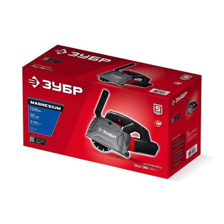 ЗУБР d 125 мм, 1200 Вт, 30 мм, штроборез (бороздодел) (ЗШ-30-1205 Т) купить в Челябинске