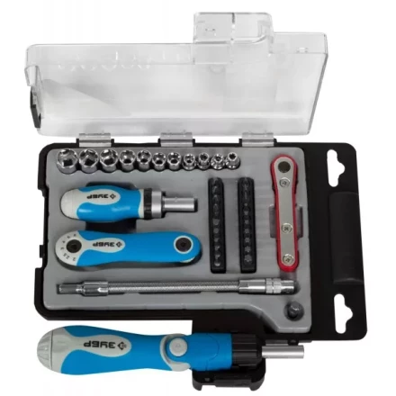 Набор ЗУБР Слесарно-монтажный инструмент &quot;ЭКСПЕРТ&quot;,отвертки реверс., насадки, исбус.ключи, в пласт.боксе, 37 пред. 25291-H37 купить в Челябинске