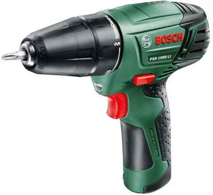 Аккумуляторная дрель BOSCH PSR 1080 LI интегрированный аккумулятор (0.603.985.021) купить в Челябинске