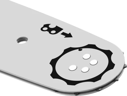 ЗУБР тип 5, шаг 0.325, паз 1.5 мм, 45 см, шина для бензопил (70205-45) купить в Челябинске