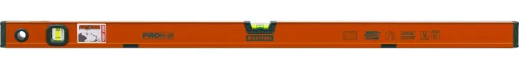 Уровень KRAFTOOL "KRAFT-MAX" магнитный, особо усилен, 2 ампулы, 2 фрезерованные базовые поверхности, 100см 34575-100 купить в Челябинске