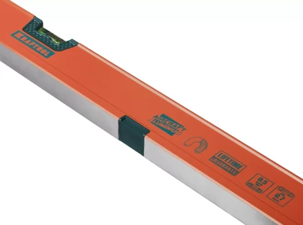 Уровень KRAFTOOL &quot;KRAFT-MAX&quot; магнитный, особо усилен, 2 ампулы, 2 фрезерованные базовые поверхности, 100см 34575-100 купить в Челябинске