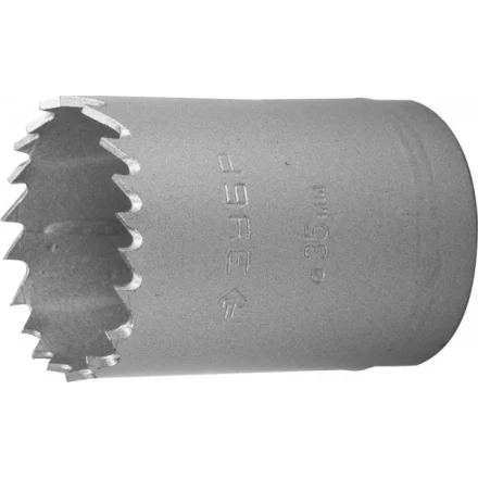 Коронка ЗУБР "ЭКСПЕРТ" биметаллическая, быстрорежущая сталь, глубина сверления до 38мм, d-35мм 29531-035_z01 купить в Челябинске