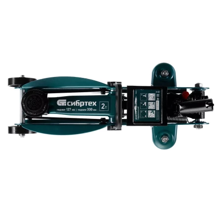 Домкрат гидравлический подкатной Сибртех 50833, 2 т, 127-330 мм, в пласт. кейсе купить в Челябинске