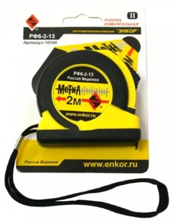 Рулетка 2м Метка Энкор 10104 купить в Челябинске