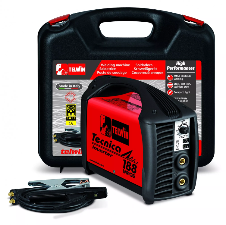 Сварочный аппарат TECNICA 188 MPGE ACX  PLASTIC C CASE Telwin купить в Челябинске