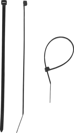 Кабельные стяжки черные КС-Ч1 нейлоновые промфасовка серия ПРОФЕССИОНАЛ купить в Челябинске