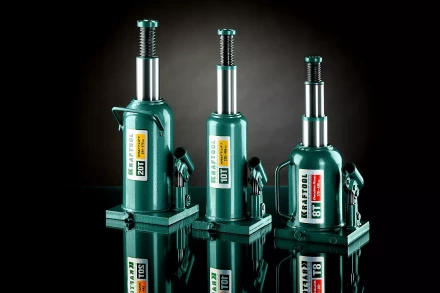 Домкрат гидравлический бутылочный &quot;Kraft-Lift&quot;, сварной, 16т, 230-455мм, KRAFTOOL 43462-16 43462-16_z01 купить в Челябинске