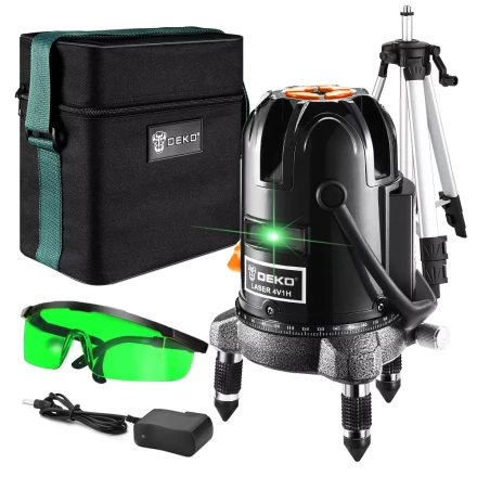 Уровень лазерный LL57GA SET2 DEKO со штативом 1.2 м, 065-0295 купить в Челябинске