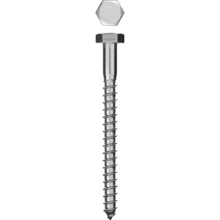 Шурупы ЗУБР &quot;МАСТЕР&quot; с шестигранной головкой, оцинкованные, 6x80мм, 70шт 4-300451-06-080 купить в Челябинске