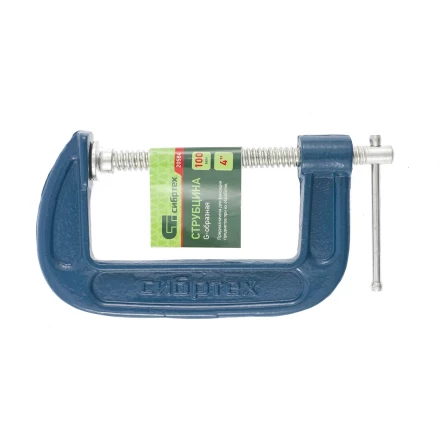 Струбцина G-образная,100 мм СИБРТЕХ 20584 купить в Челябинске