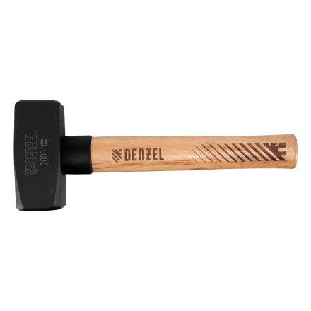 Кувалда, 2000 г Denzel, кованая головка, буковая рукоятка 11021 купить в Челябинске