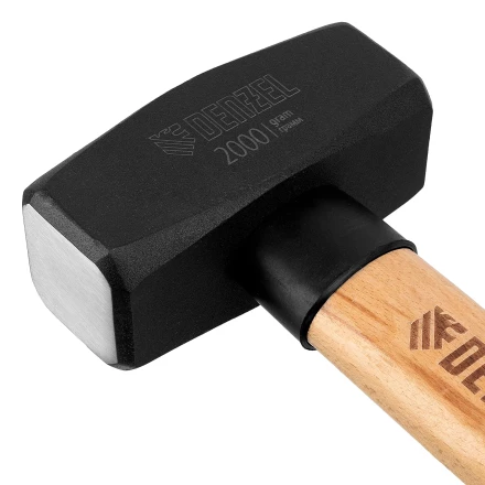 Кувалда, 2000 г Denzel, кованая головка, буковая рукоятка 11021 купить в Челябинске