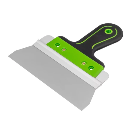 Шпатель фасадный Сибртех , нержавеющая сталь 420S45, 200 мм, 2-компонентная ручка, 85591 купить в Челябинске