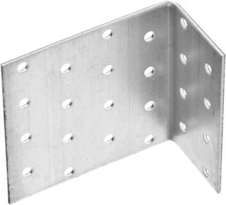 Крепежный угол ЗУБР &quot;МАСТЕР&quot; анкерный, 80х80х40мм, 20шт 310225-080-080 купить в Челябинске