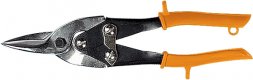 Ножницы по металлу, 250 мм, пряморежущие,  обливные рукоятки SPARTA 783155