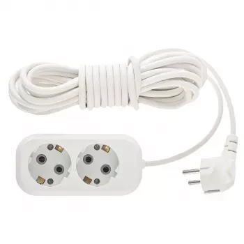 Удлинитель бытовой серия УХз-10-205, с заземлением, 5м, 2 роз., 10А Stern 95762 купить в Челябинске